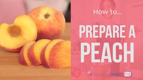 How to prepare a peach