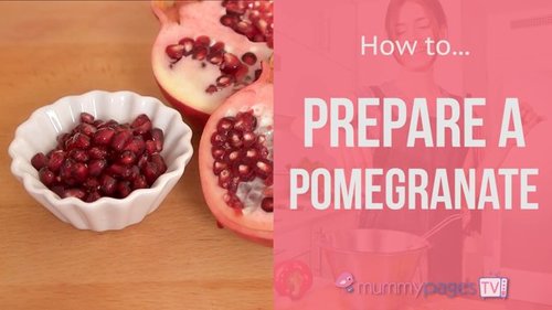 How to prepare a pomegranate 