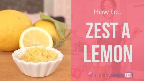 How to zest a lemon