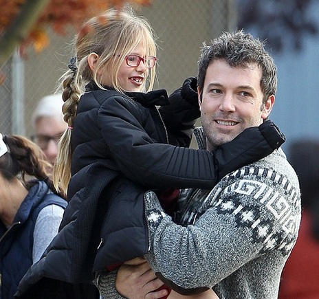 Ben Affleck with daughter Violet