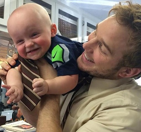 Chris Pratt with son Jack