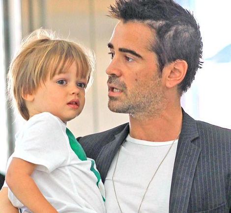 Colin Farrell and son Henry