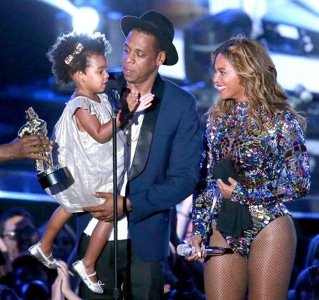 Jay-Z with daughter Blue Ivy