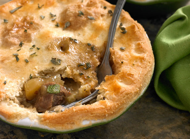 Pork, Apple &amp; Creamy Mustard Pie