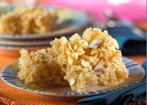 Rice Krispies Almond Bars