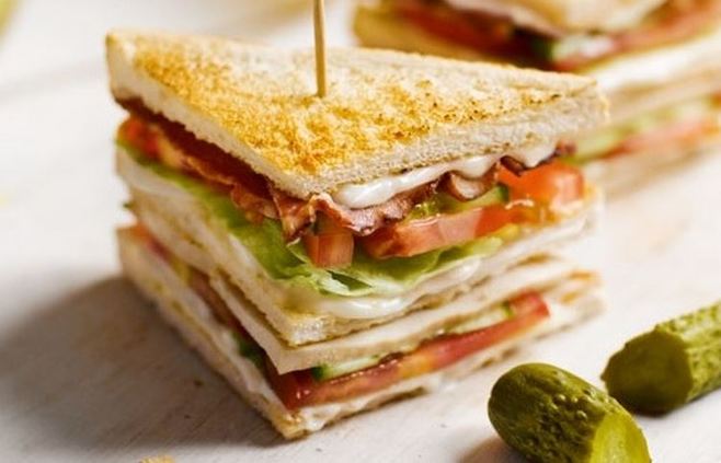 VIP club sandwich