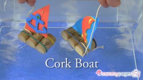 How to make a cork boat 
