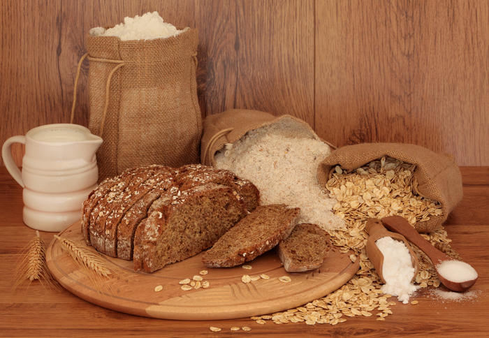 Soda bread with oats