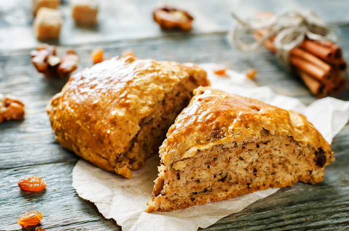 Cinnamon raisin scones