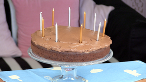 Chocolate cola celebration cake