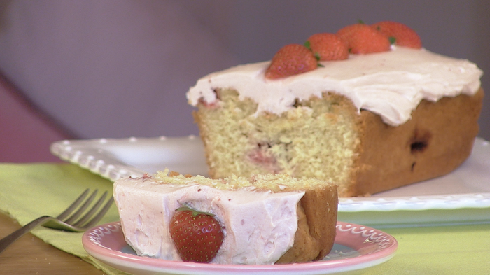 Summer berry loaf