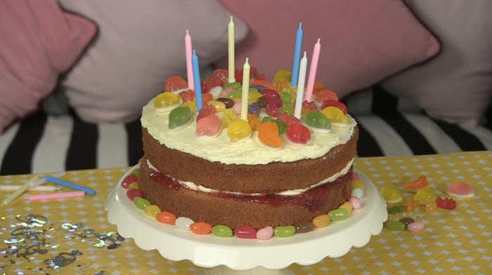 Sweet shop birthday cake
