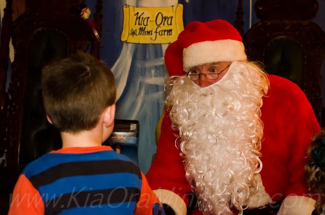 Santa at Kia-Ora Mini Farm