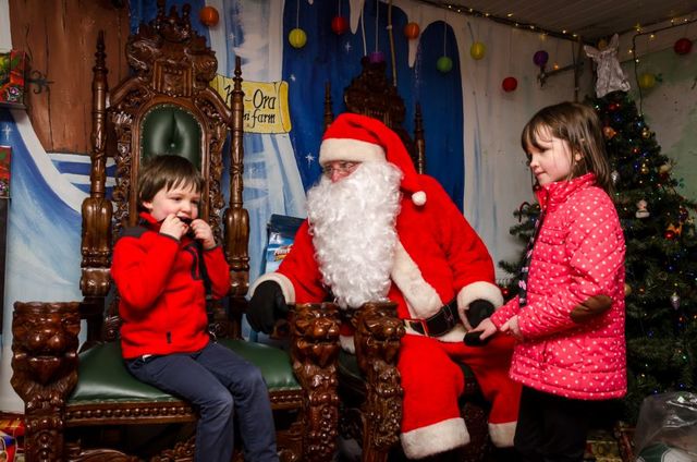 Santa at Kia-Ora Mini Farm