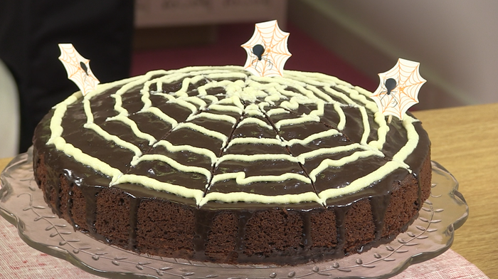 Spider Web Chocolate Cake | Recipe | Cuisine Fiend