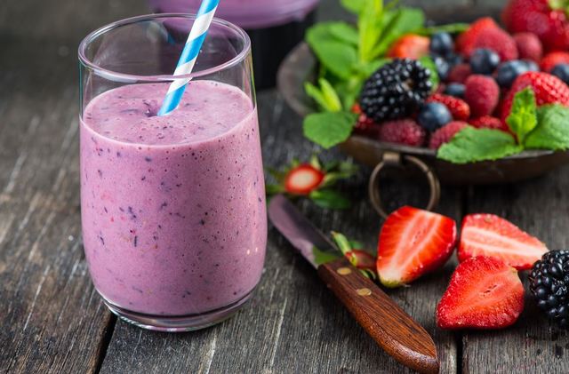 Forest fruits smoothie