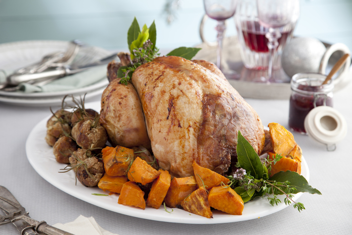 Christmas turkey with cranberry, lime and maple glaze by Catherine Fulvio
