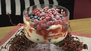 Christmas Berry trifle