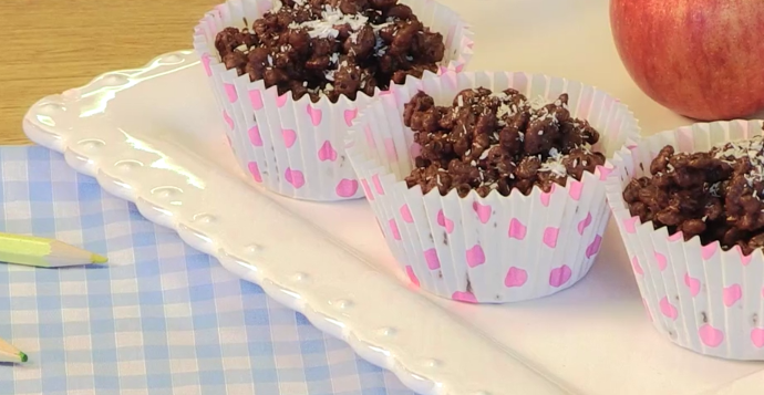 3 ingredient chocolate krispies