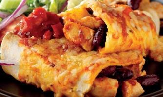 Chicken enchiladas