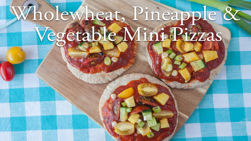 Wholewheat, Pineapple & Vegetable Mini Pizza