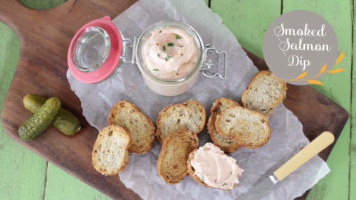 Smoked salmon dip
