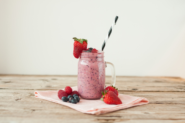 Forest fruit smoothie