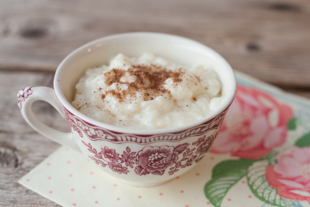 Simple rice pudding