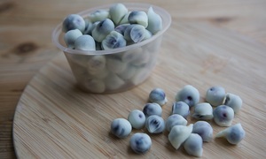 Frozen Yoghurt Covered Blueberries