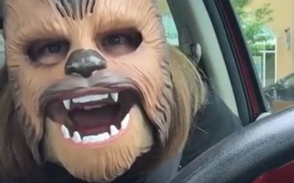 This mum laughing in a Chewbacca mask has left the entire world...