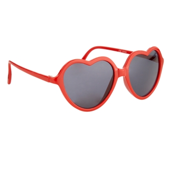 Bluezoo girls red heart sunglasses