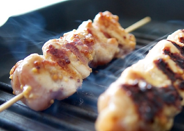 Sticky Chicken Skewers