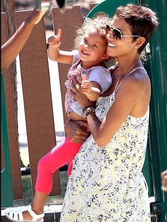 Halle Berry and Nahla