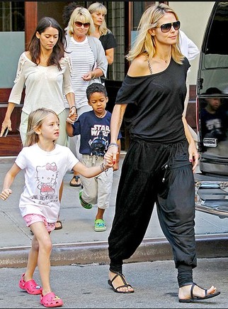 Heidi Klum and family