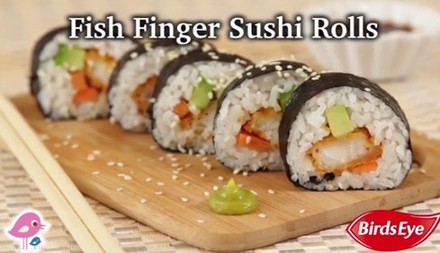 Fish Finger Sushi Rolls 