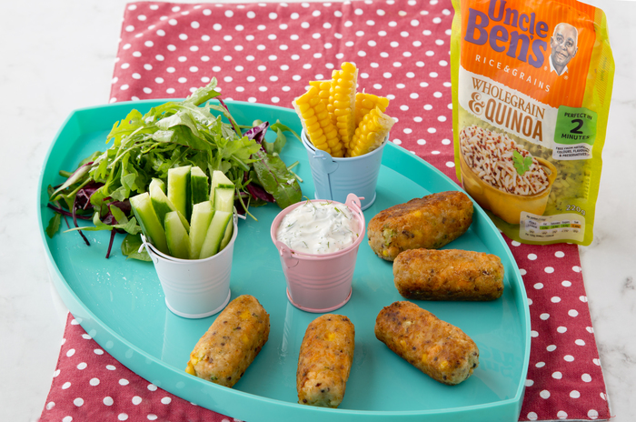 Cheesy Salmon and Broccoli Croquettes 