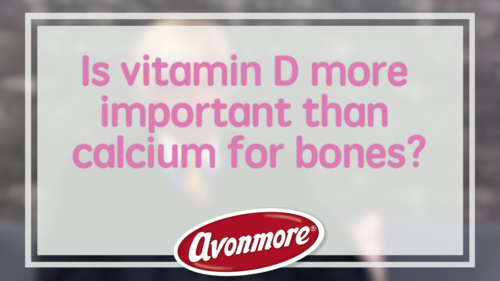 Is Vitamin D more important than calcium for bones?