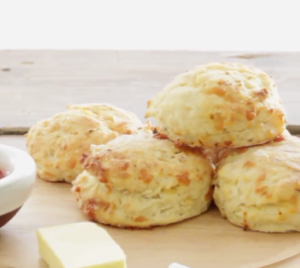 Red pepper flakes and cheddar scones