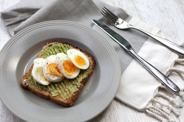 Boiled Egg and Avocado Toast