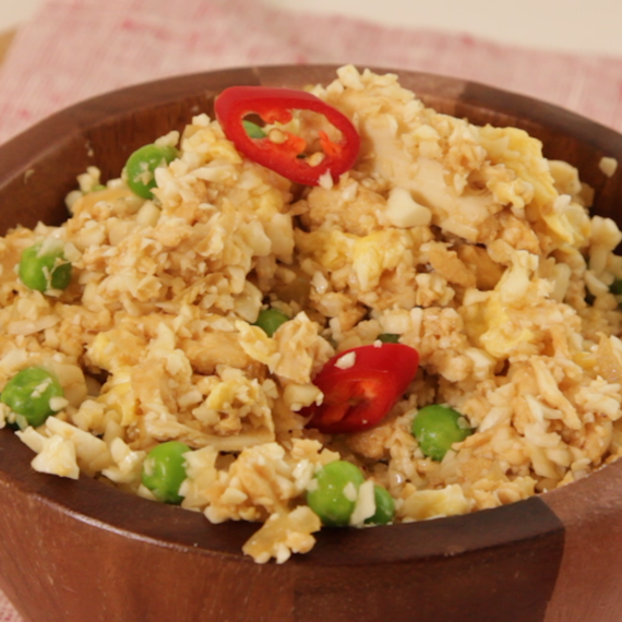 Cauliflower fried &quot;rice&quot;