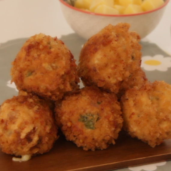 Deep fried turkey balls