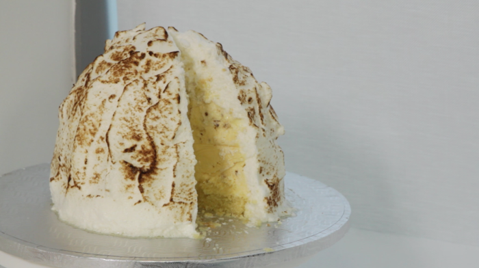 Cookie dough baked Alaska