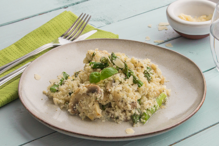 Cauliflower rice risotto 