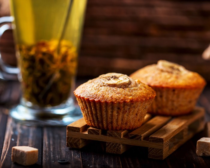 Banana oat muffins