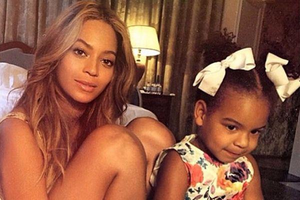 Beyonce posts the cutest side-by-side of her and Blue Ivy - and they are identical 