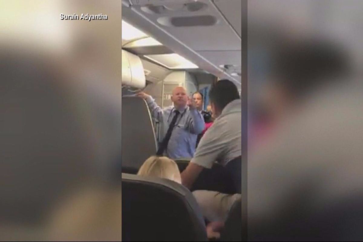 'He almost hit the baby in the head': American Airlines flight...