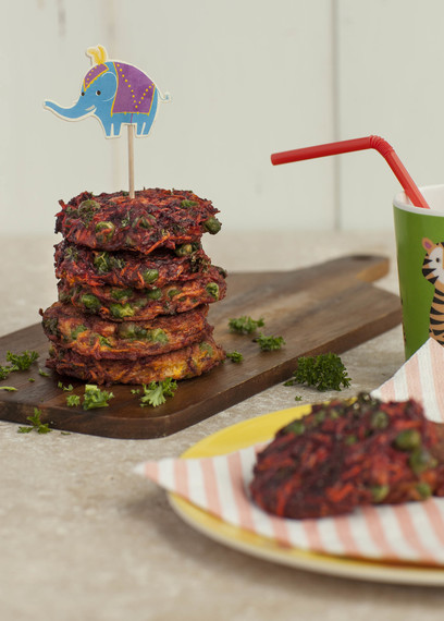 Rainbow fritters