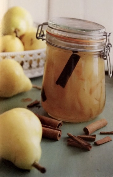 Cinnamon pear preserve