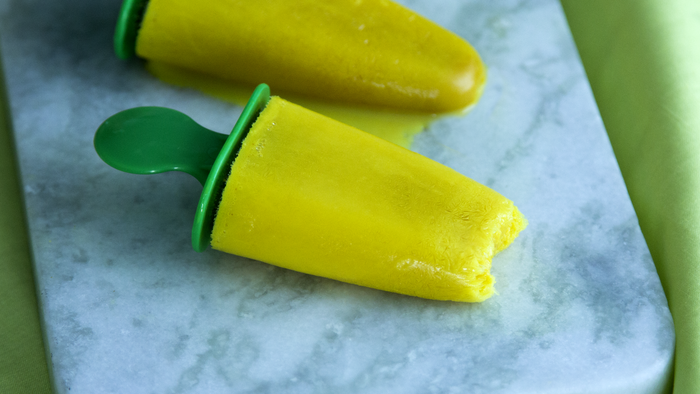 Golden milk popsicles