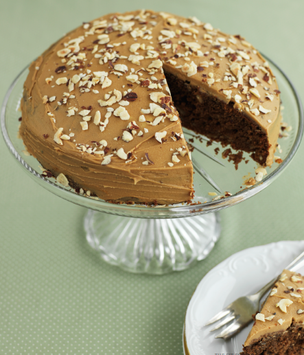 Coffee &amp; hazelnut cake